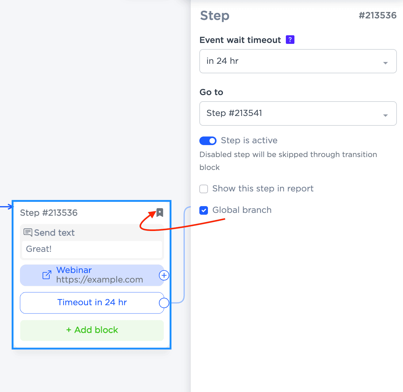 Ramo global do script chatbot