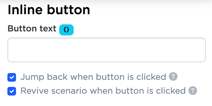 Inline button