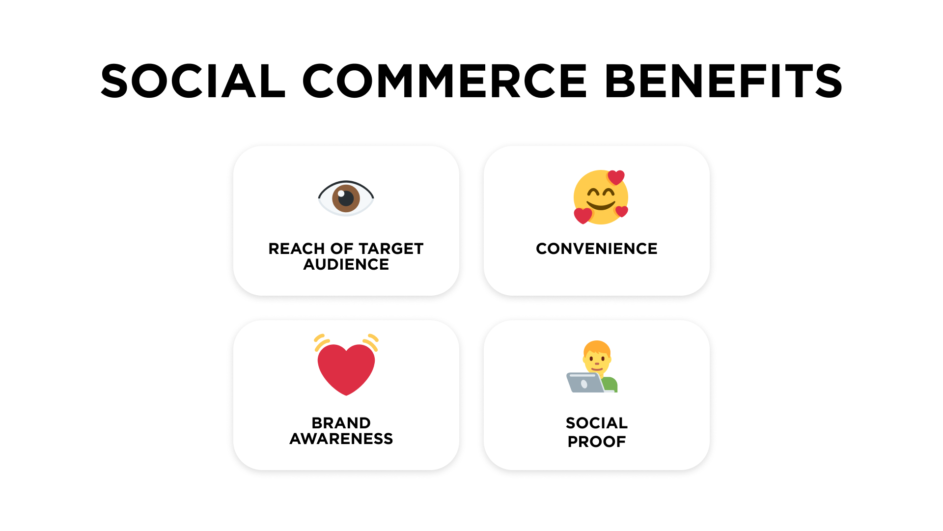 Social commerce benefits