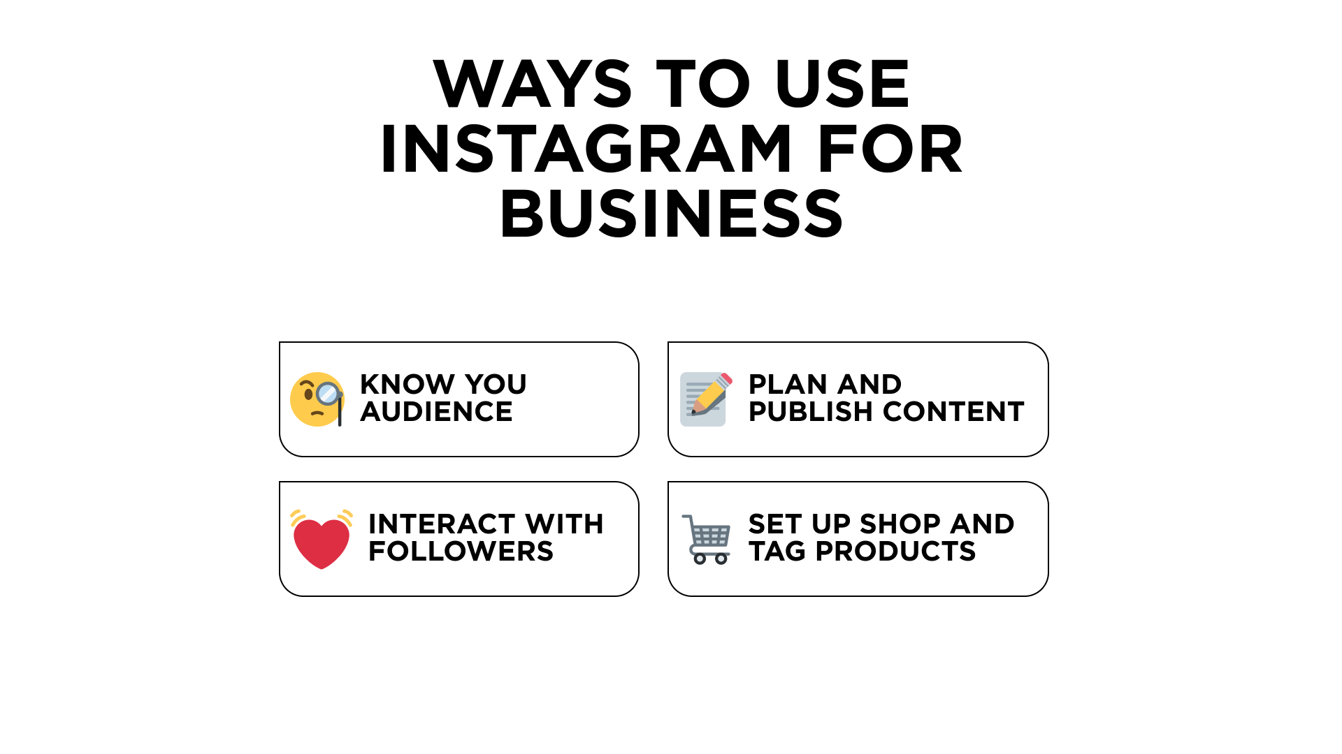 Ways to Use Instagram for Business