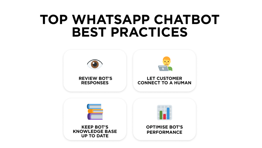 Top Whatsapp chatbot best practices