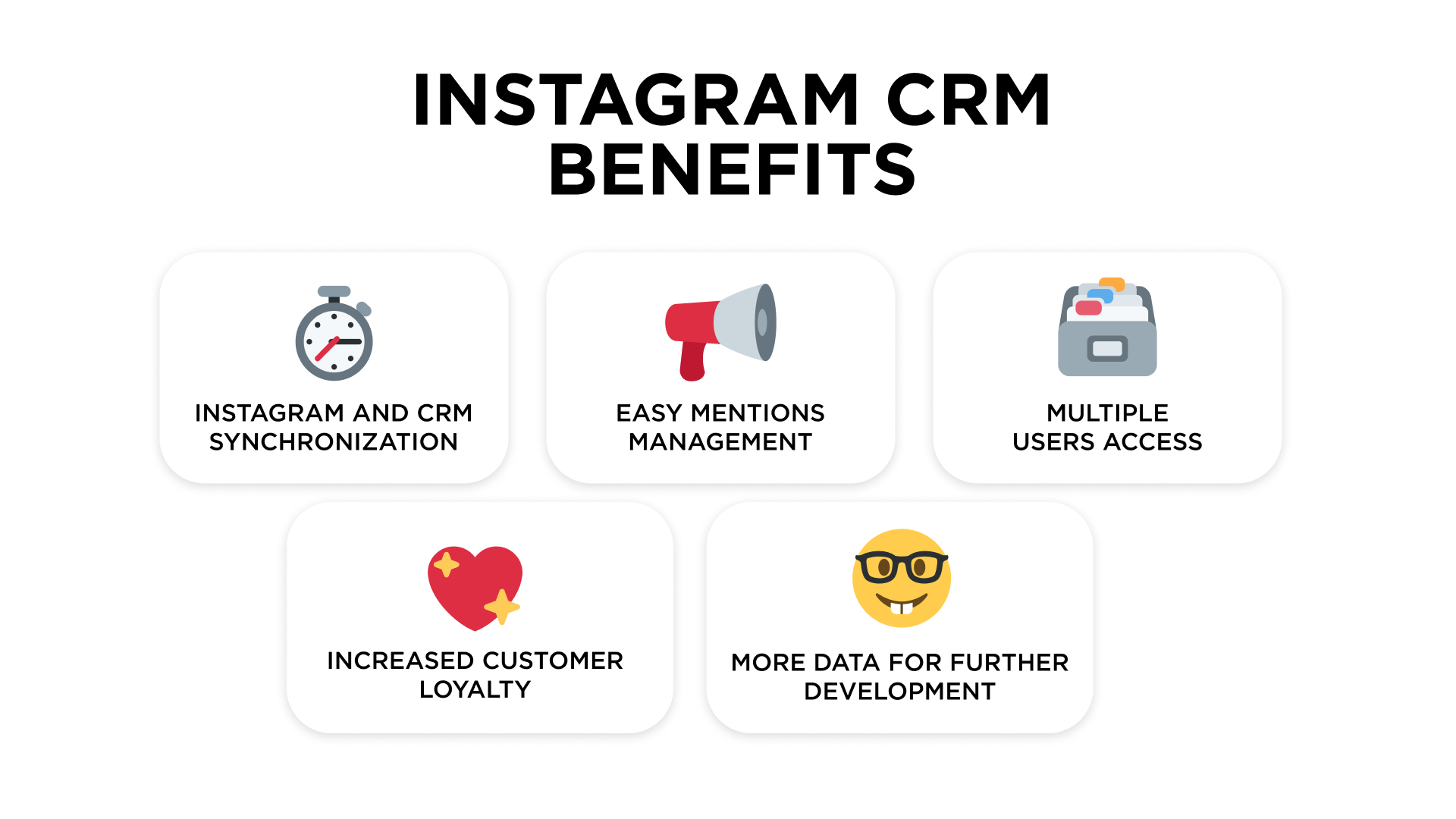 Major Instagram CRM advantages for business