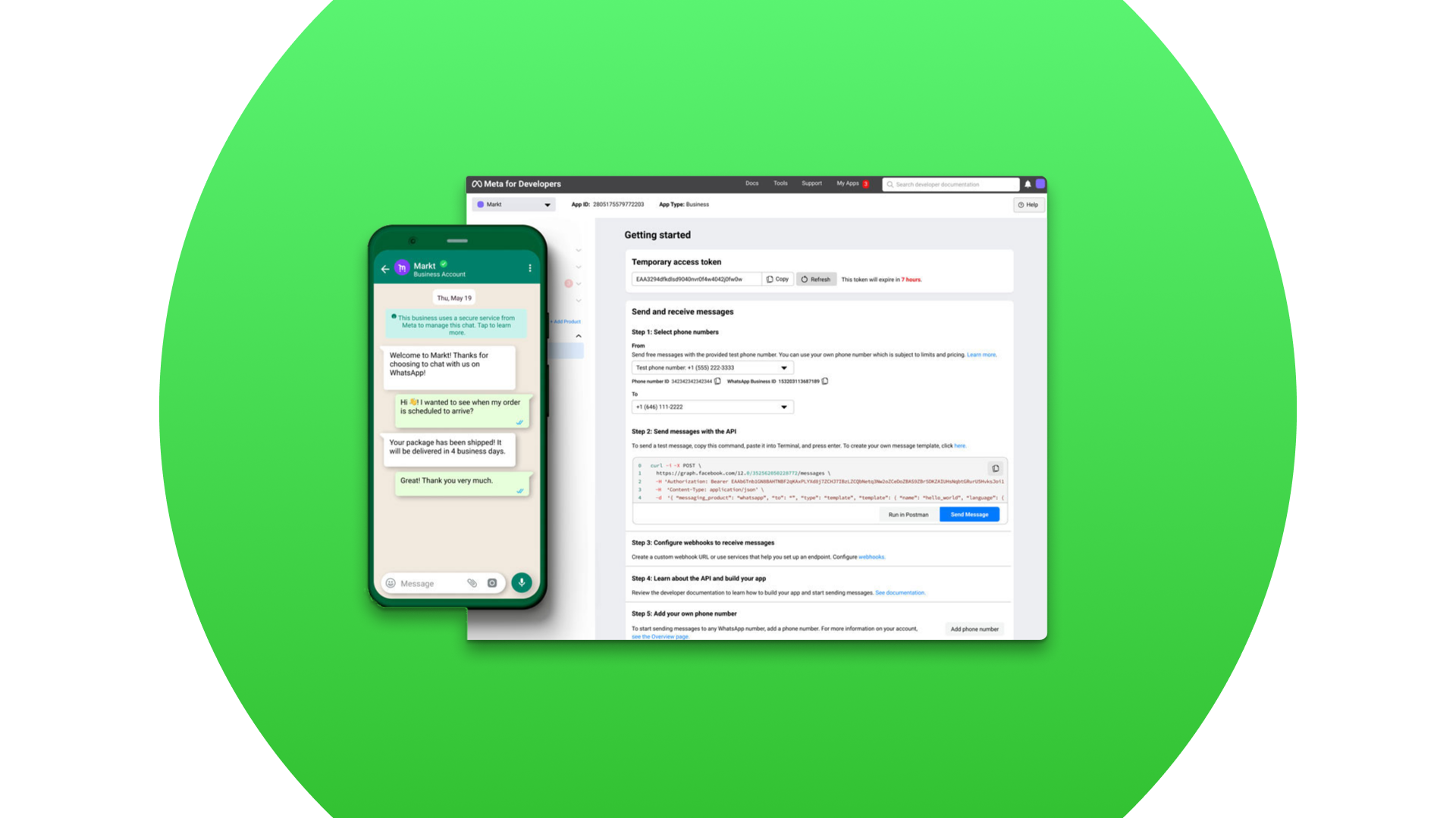 Get started with WhatsApp API with tools for developers