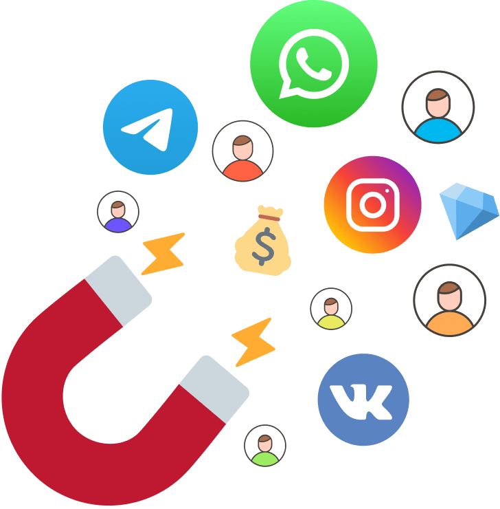 One Social CRM to work with all social media and messengers
